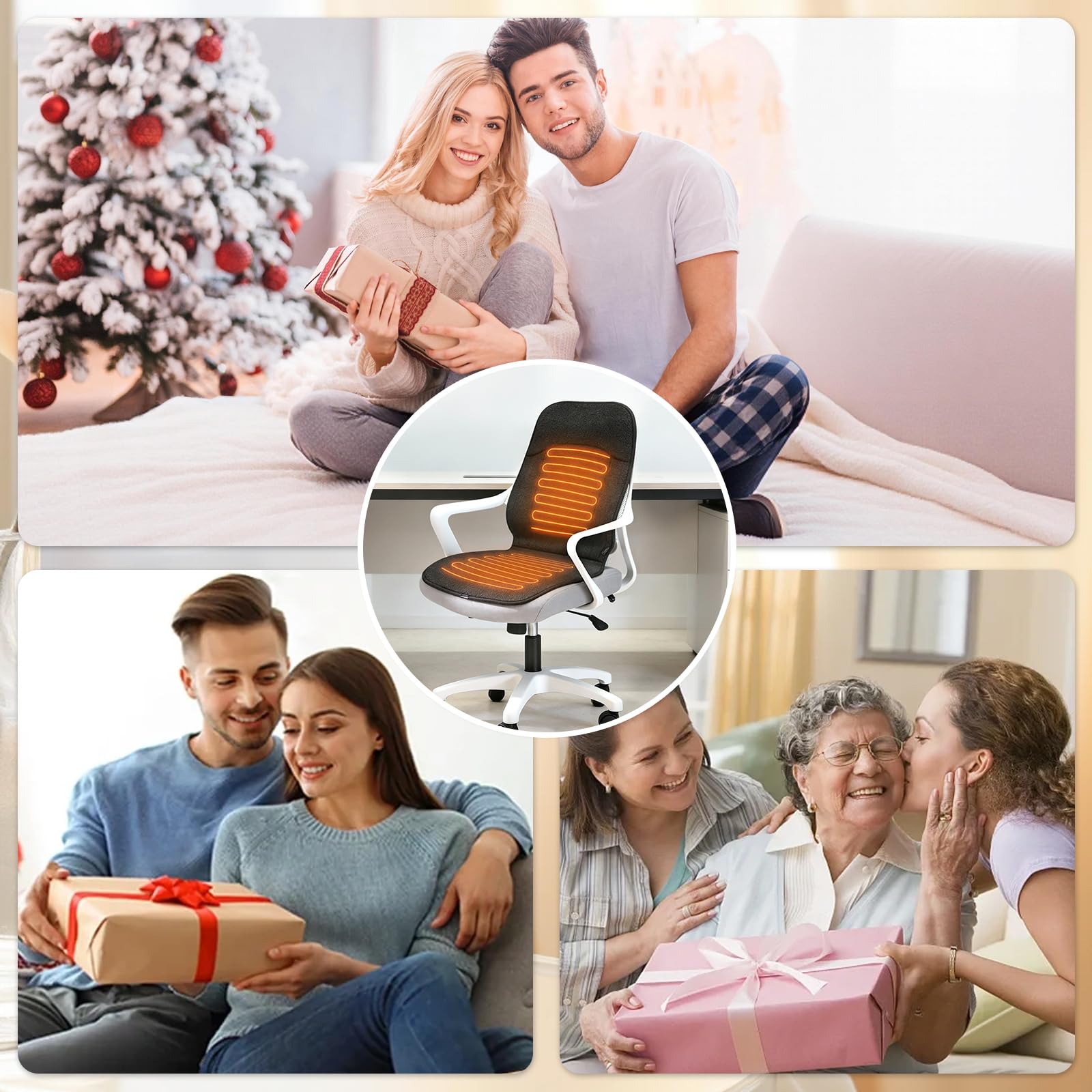 DiHTing fits office chairs, wheelchairs, and sofas for versatile seating warmth