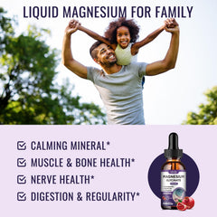 DILIB dropper dispensing liquid magnesium for quick sublingual absorption