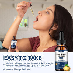 Dilib Magnesium Glycinate Liquid Drops pineapple flavor enhances daily intake.