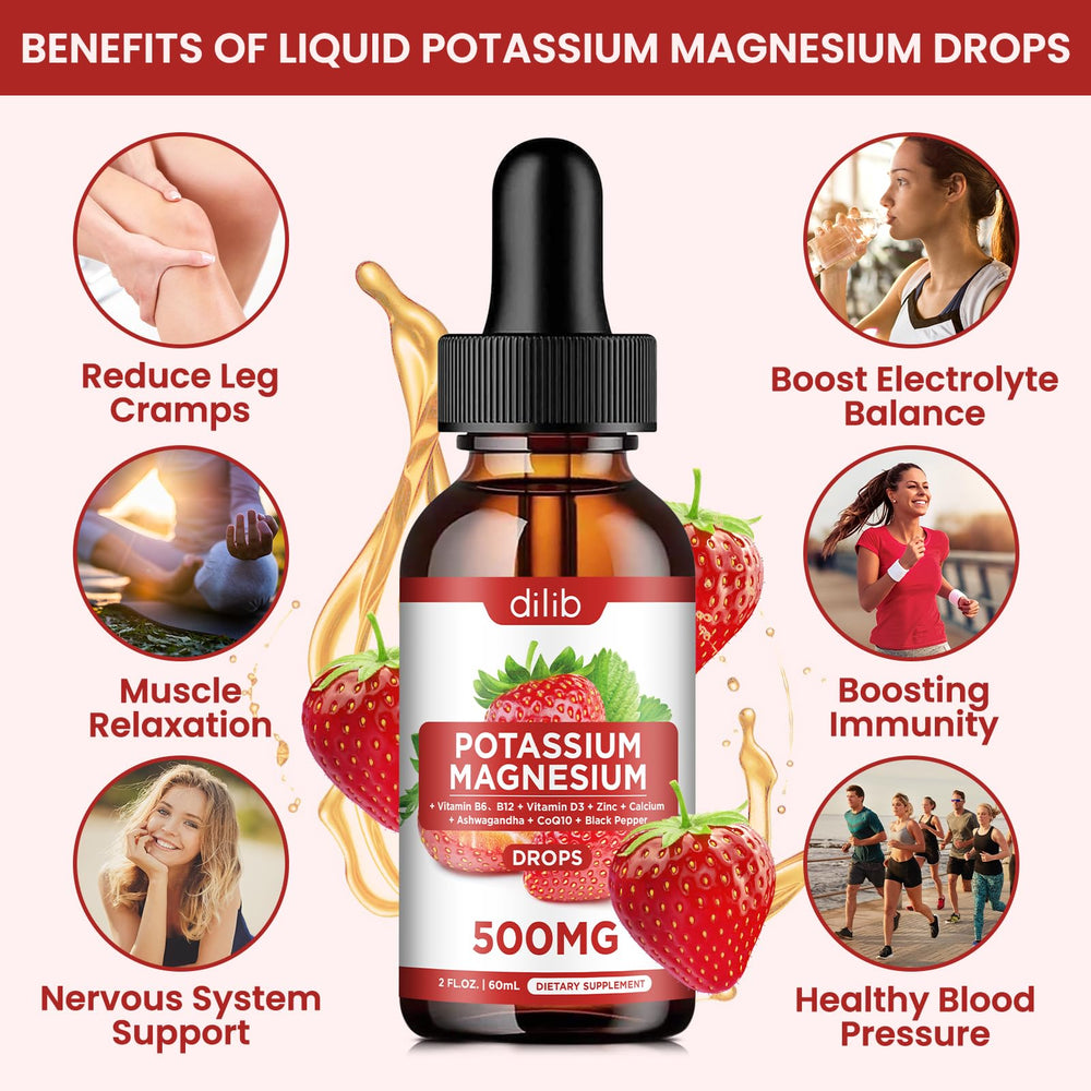 Dilib strawberry-flavored drops offer a tasty, fast-absorption alternative to pills.