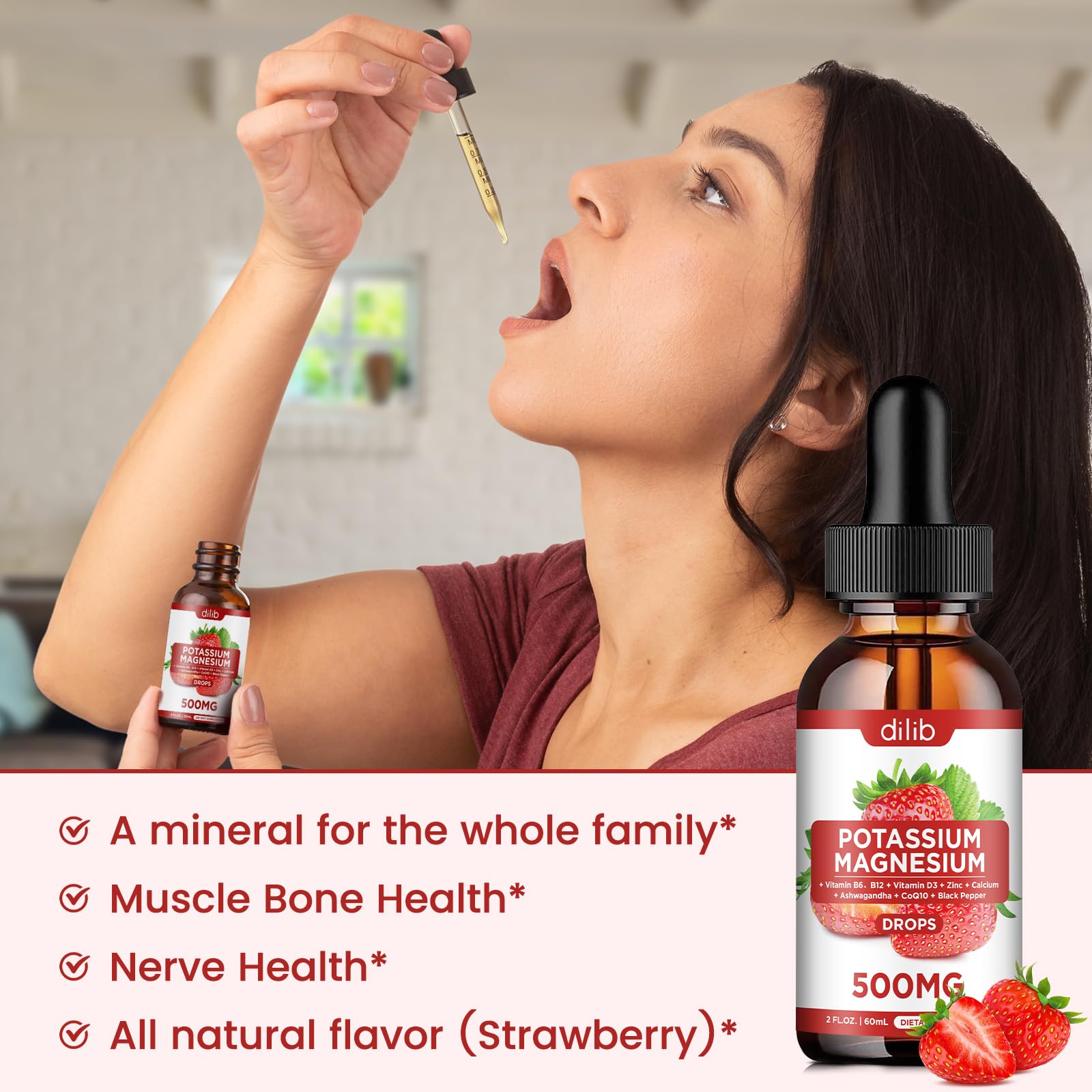 Dilib vegan minerals blend highlights plant-based, easily absorbed nutrients for daily wellness.