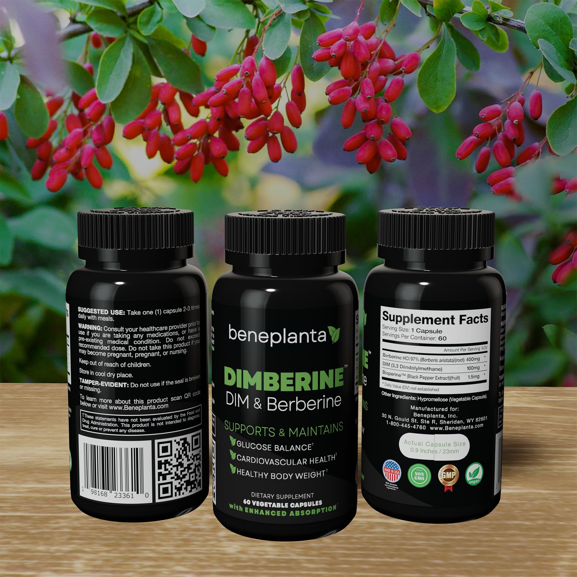 Dimberine manufacturing in a USA facility reinforces trusted production standards.