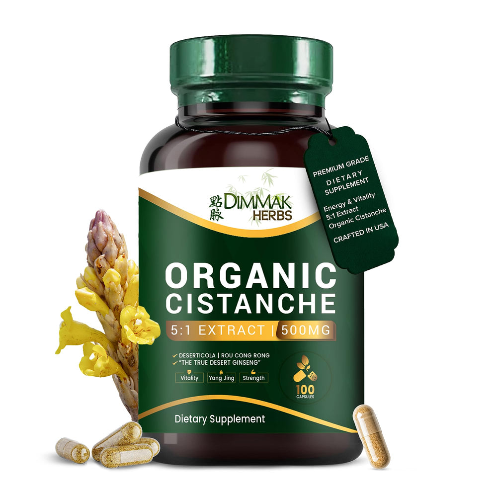 Dimmak Herbs Cistanche Deserticola capsules pack for daily vitality