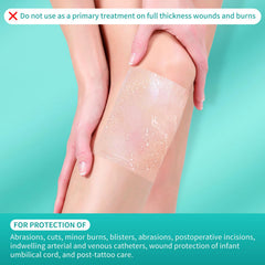 Dimora breathable film lets skin breathe while protecting the wound.