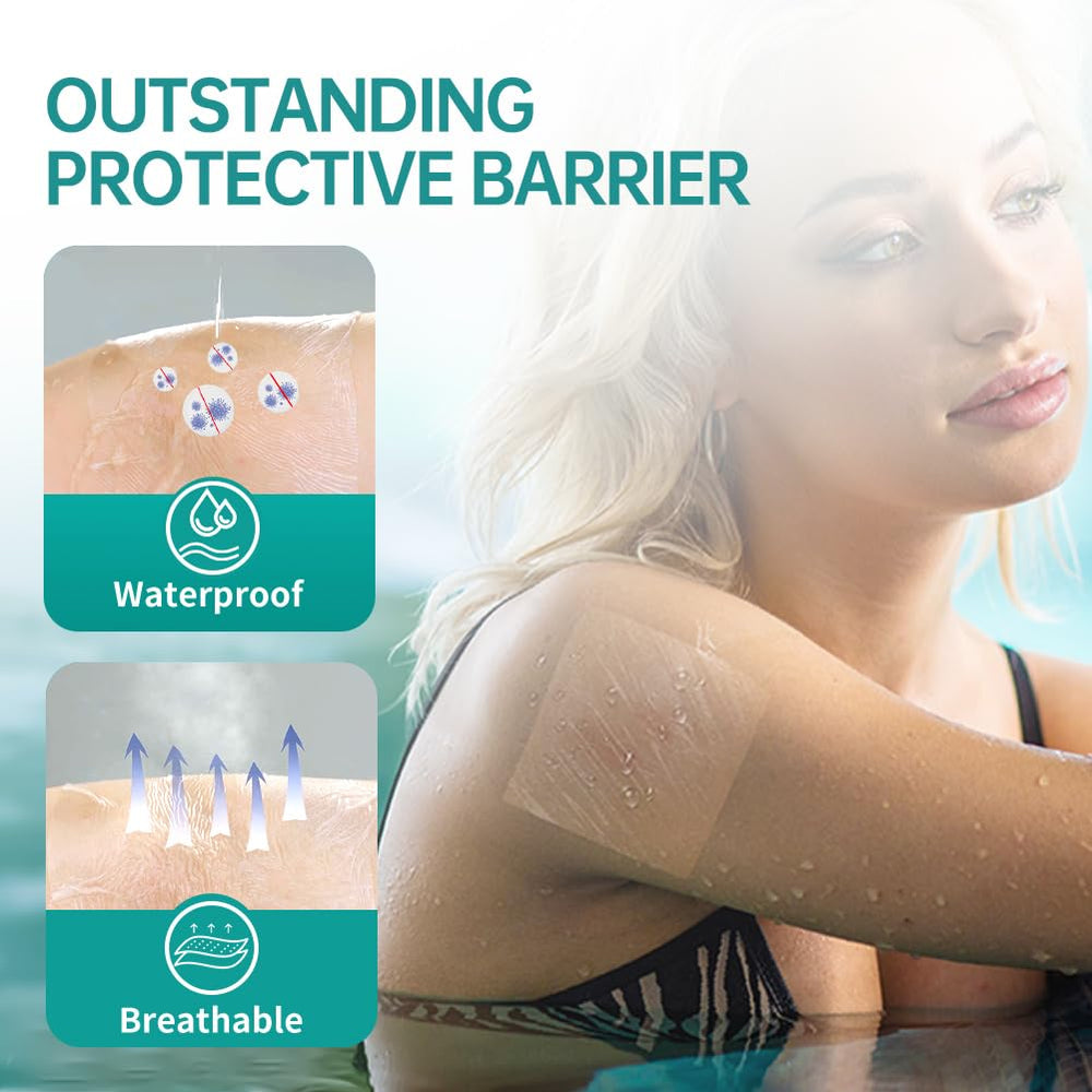 Dimora breathable hypoallergenic film keeps skin comfortable while protecting wounds.