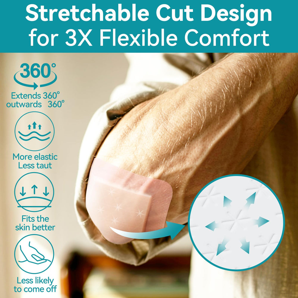 Dimora cutting-design flexibility close-up showing enhanced conformability to contours.