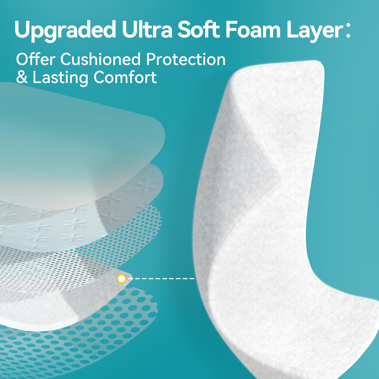 Dimora hypoallergenic silicone contact layer close-up reducing sticking during dressing changes.