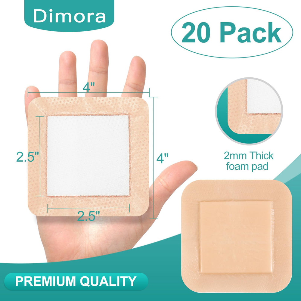 Dimora versatile dressing on different wound sites for moderate to high exudate