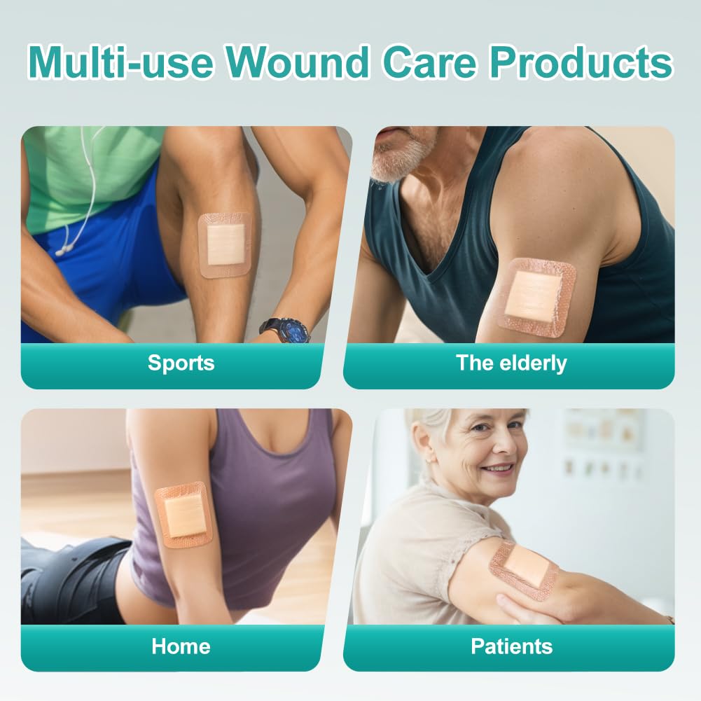 Dimora silicone foam dressing hospital-use 3x3 inch suited for clinical care settings