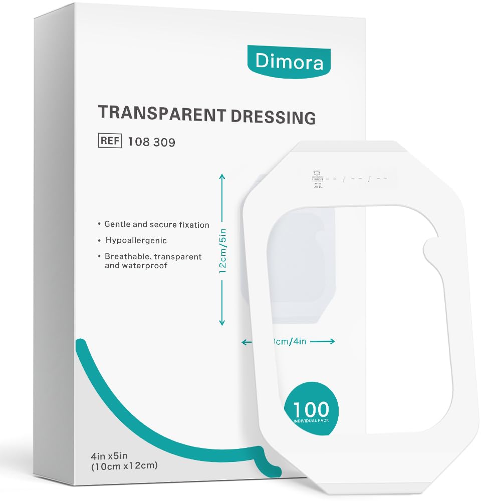 Dimora waterproof transparent film dressing protects wounds during showering.