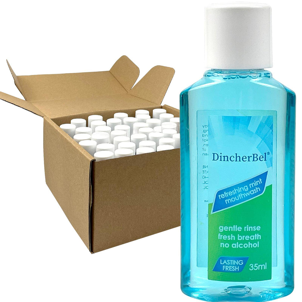 Compact travel bottle beside a wallet showing easy packing