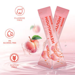 DincherBel wallet-sized mouthwash packet fits pockets for quick refresh.