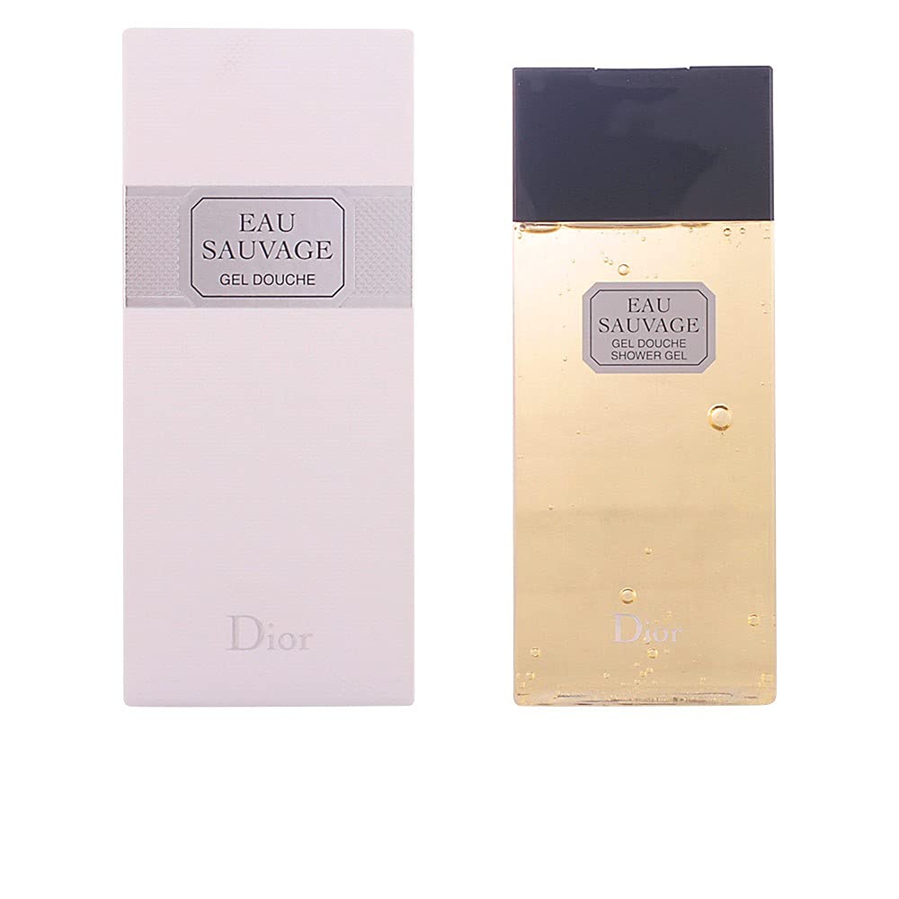 Dior Eau Sauvage shower gel bottle pour provides daily refreshing cleansing.