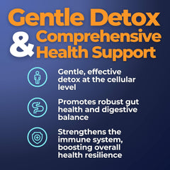 Dropper dispensing precise dosing for gentle detox with Mimi's Zeolites