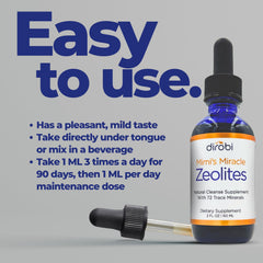 Liquid zeolite in water demonstrates easy mineral support