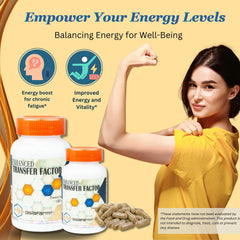 Dislafarm Transfer Factor bottle pouring capsules for daily use.