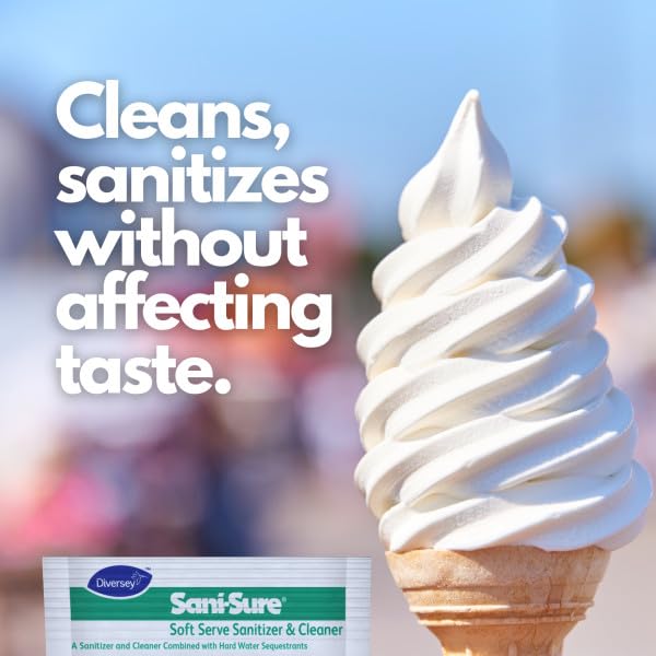 Diversey powder sanitizer for food-service equipment cleaning.