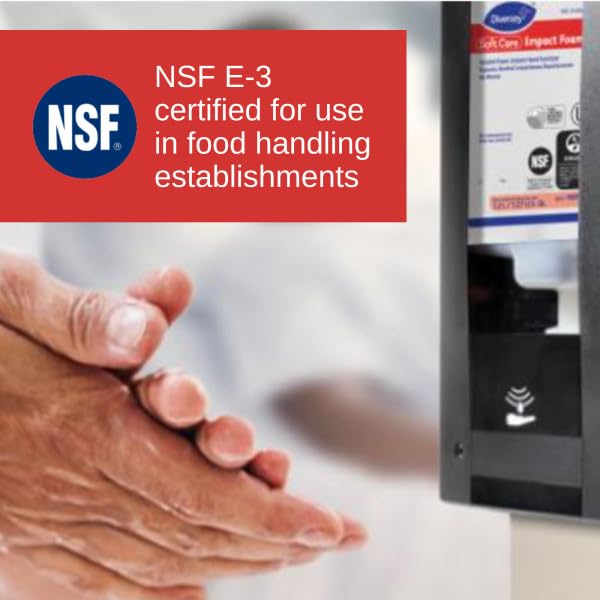 IntelliCare dispenser compatible with Diversey foam sanitizer.