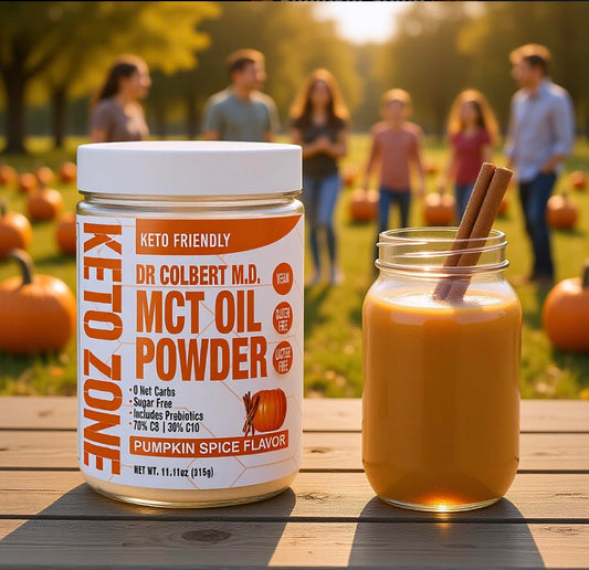 Divine Health Dr. Colbert MCT Oil Powder blends smoothly into hot or cold drinks.