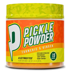 Divine Health Pickle Powder Lemon Zest bottle ready for hydration during workouts