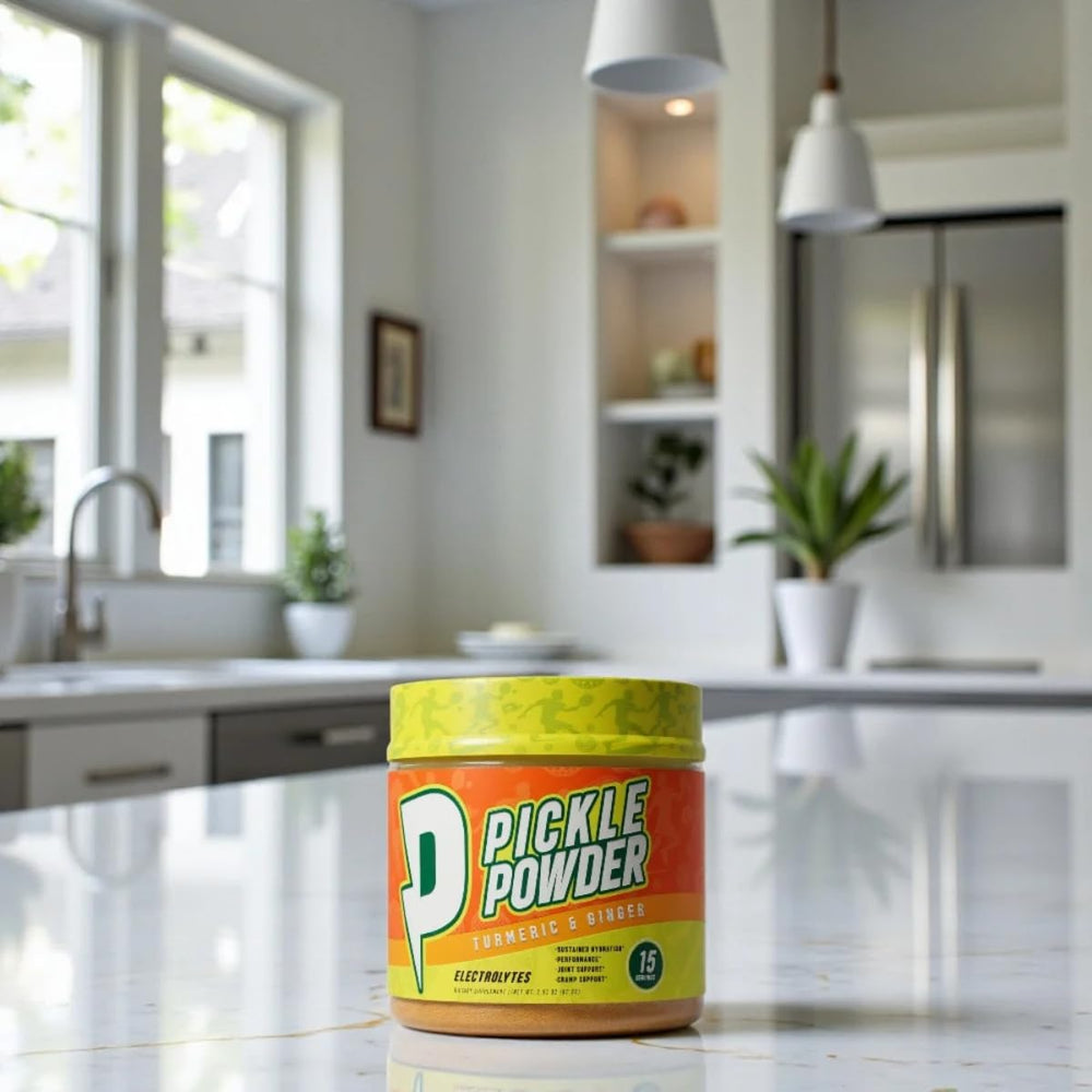 Divine Health Pickle Powder Lemon Zest label closeup showing clean ingredients