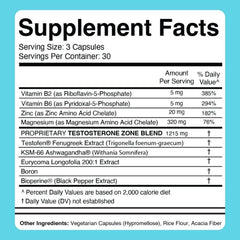 Divine Health bottle beside nutrition facts label