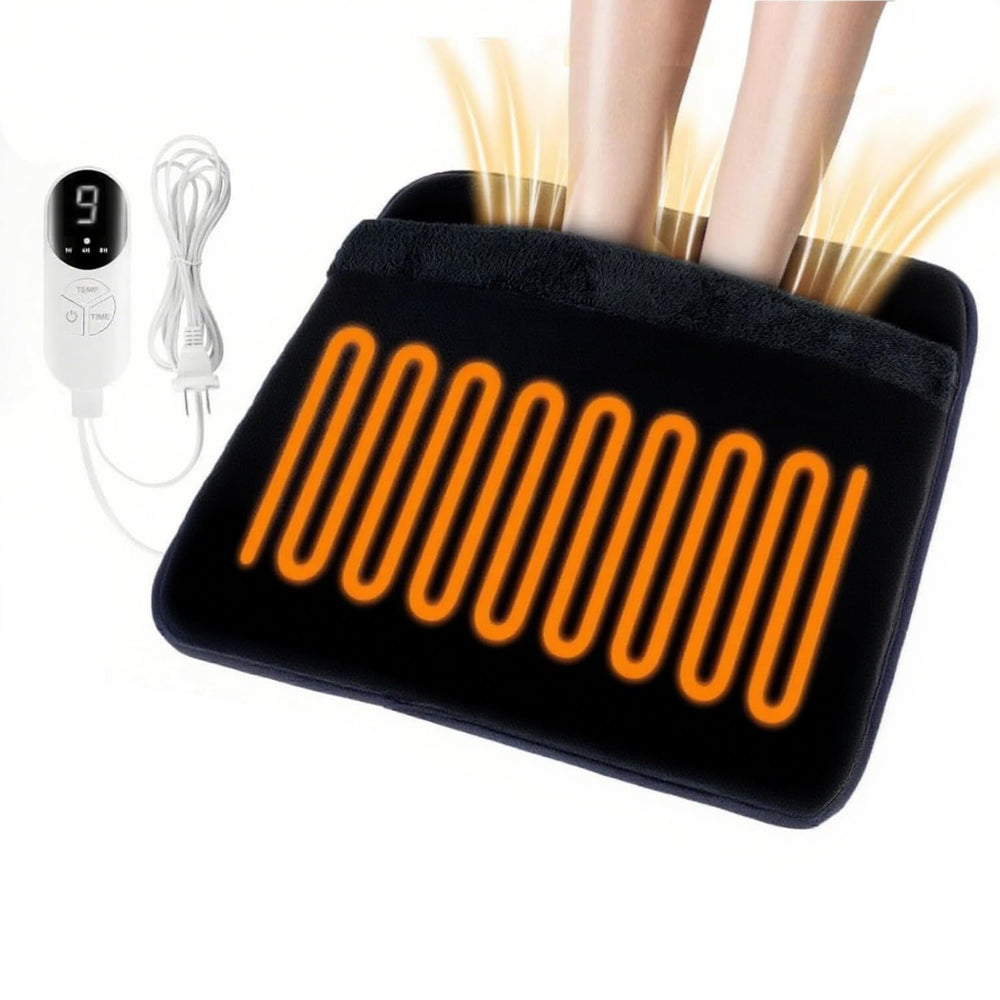 Diweez foot warmer with double-layer cover offers soft, even heat for lasting comfort.