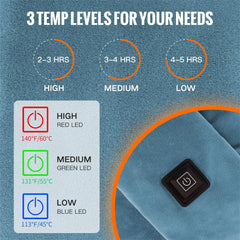 Diweez heated scarf carbon fiber heating wire provides quick, consistent warmth.