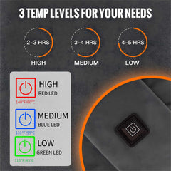Diweez heated scarf cordless design enables portable warmth anywhere.