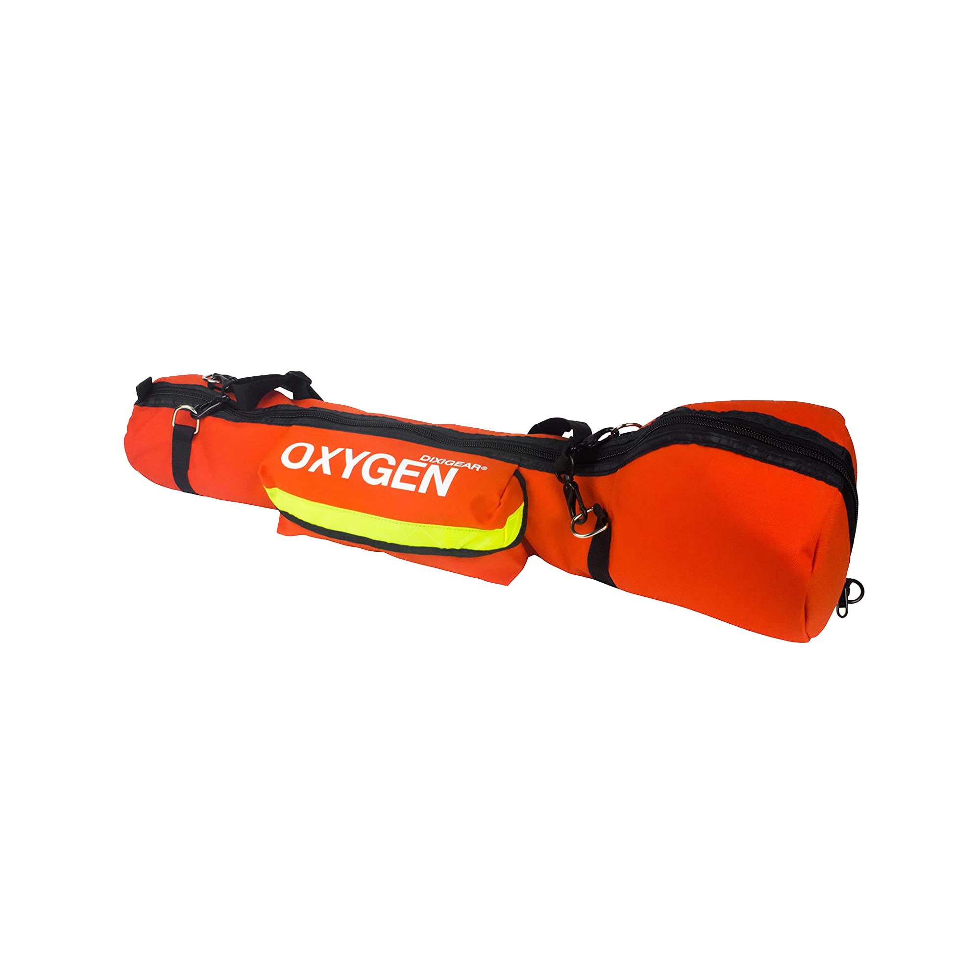 Dixie EMS O2 shoulder bag with tank for rapid, organized transport.