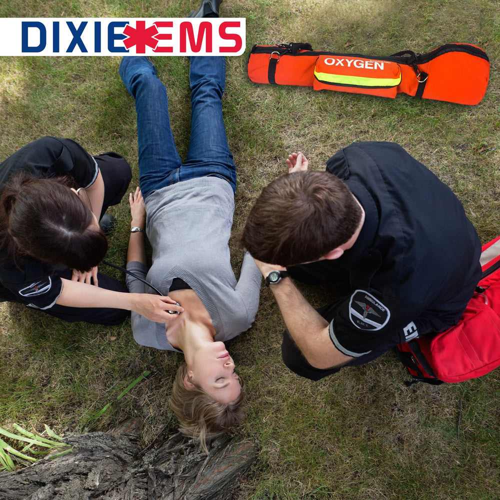 Dixie EMS O2 bag side pocket stores extra accessories.
