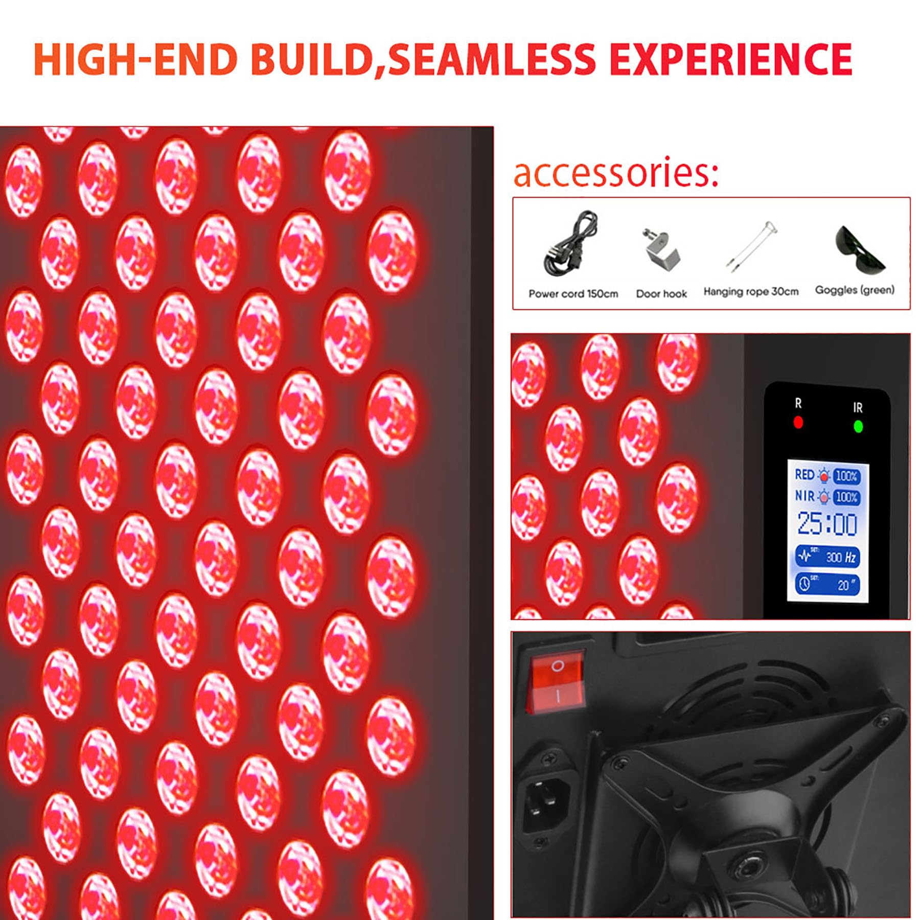 DLG GRP Red Light Panel quick-start kit for immediate use.