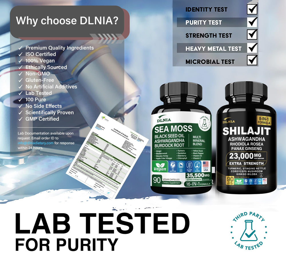 DLNIA Ginger & Black Seed Oil 4000mg bottle—aroma and warmth for daily routines.
