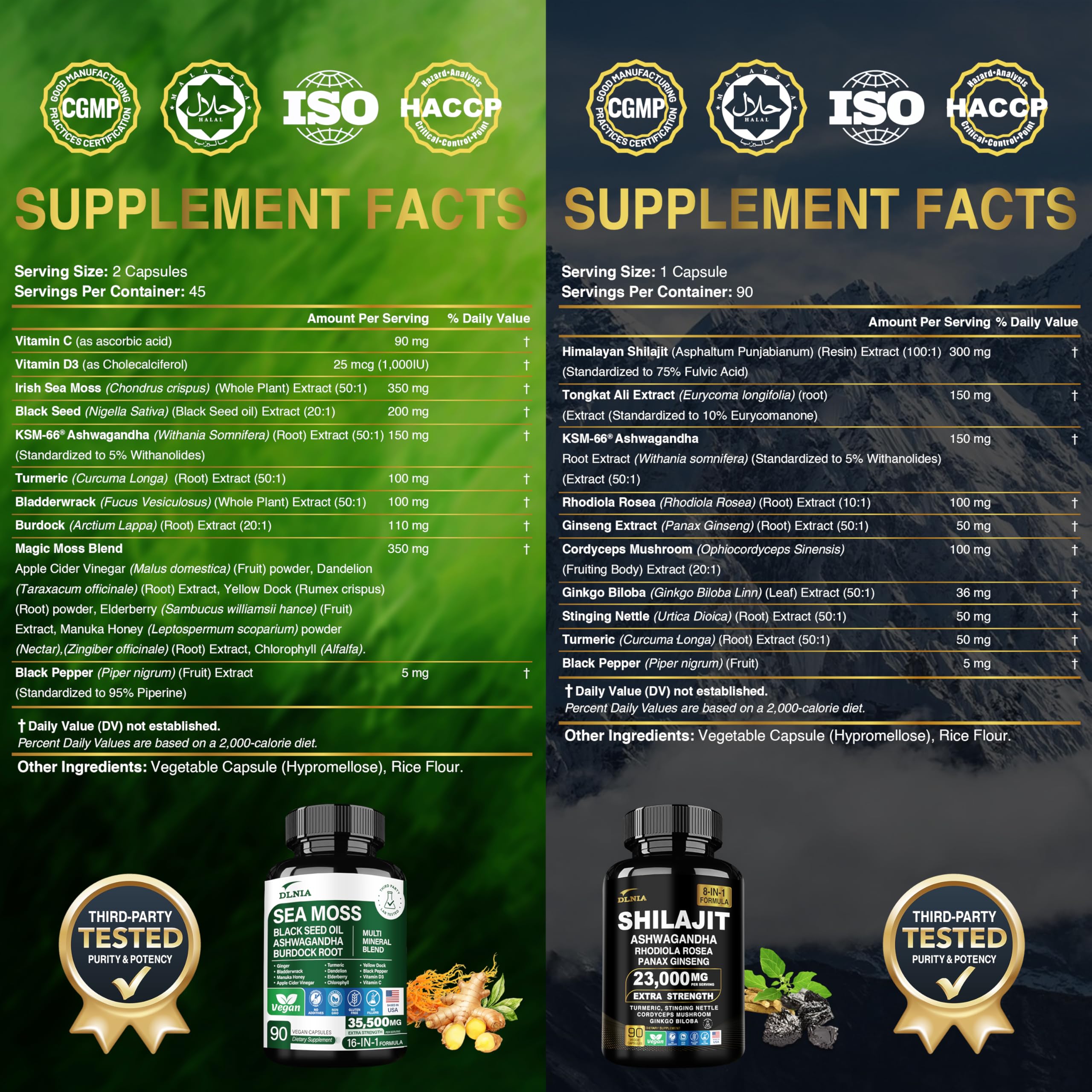 DLNIA Infinite Age bundle—full-spectrum superfood for balanced wellness.