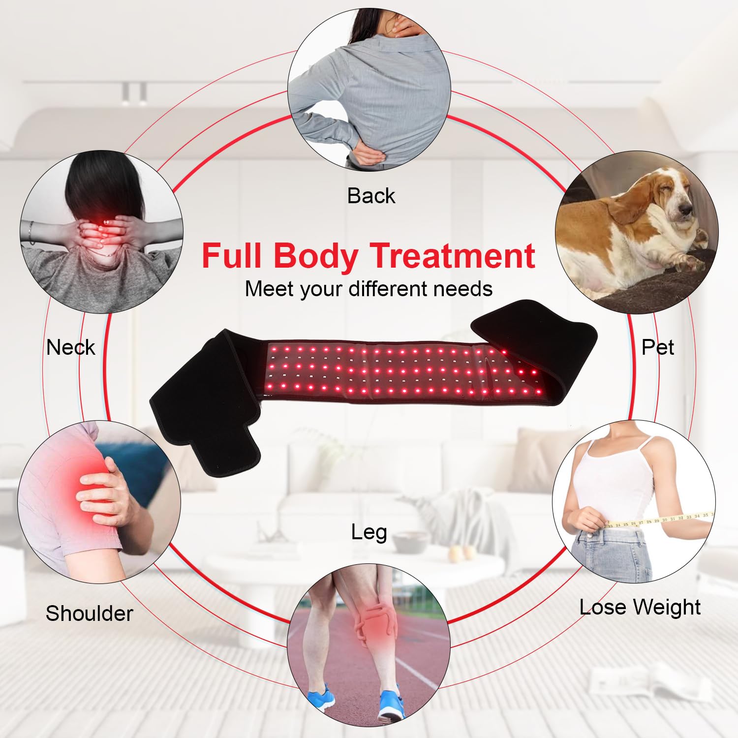 Lightweight package includes pad, strap, adapter, and manual.