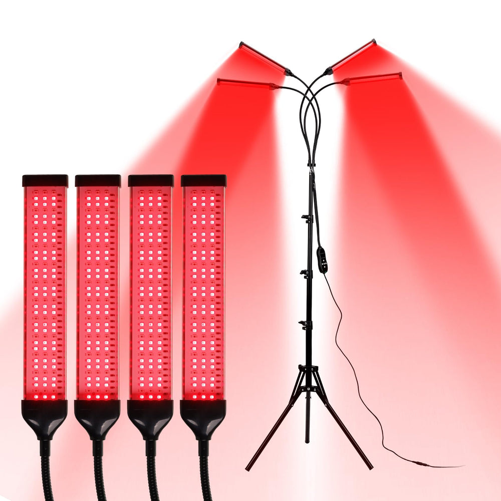 DMMBMFC nir-red light device with floor tripod enables flexible home use.