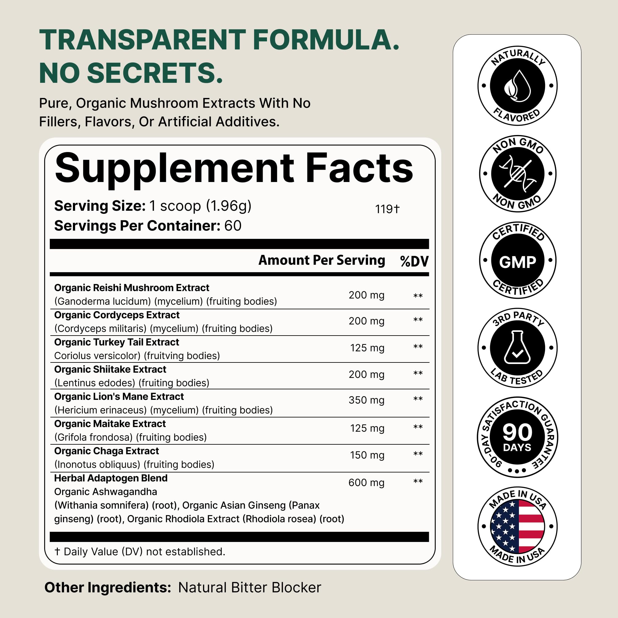 DMoose Fitness Lions Mane Complex capsules ready for on-the-go cognitive support.