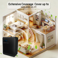 DMPWNEBL waterless diffuser wall-mount setup for flexible placement