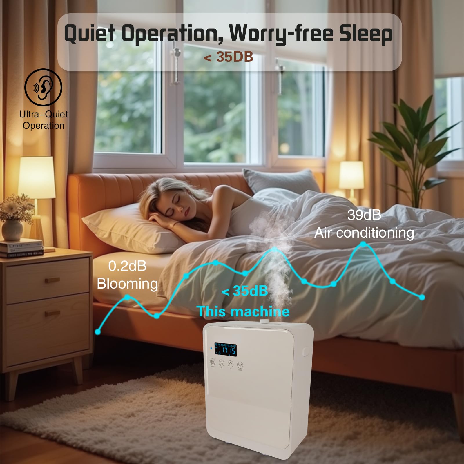 DMPWNEBL wall-mount capable diffuser showcases flexible installation options.