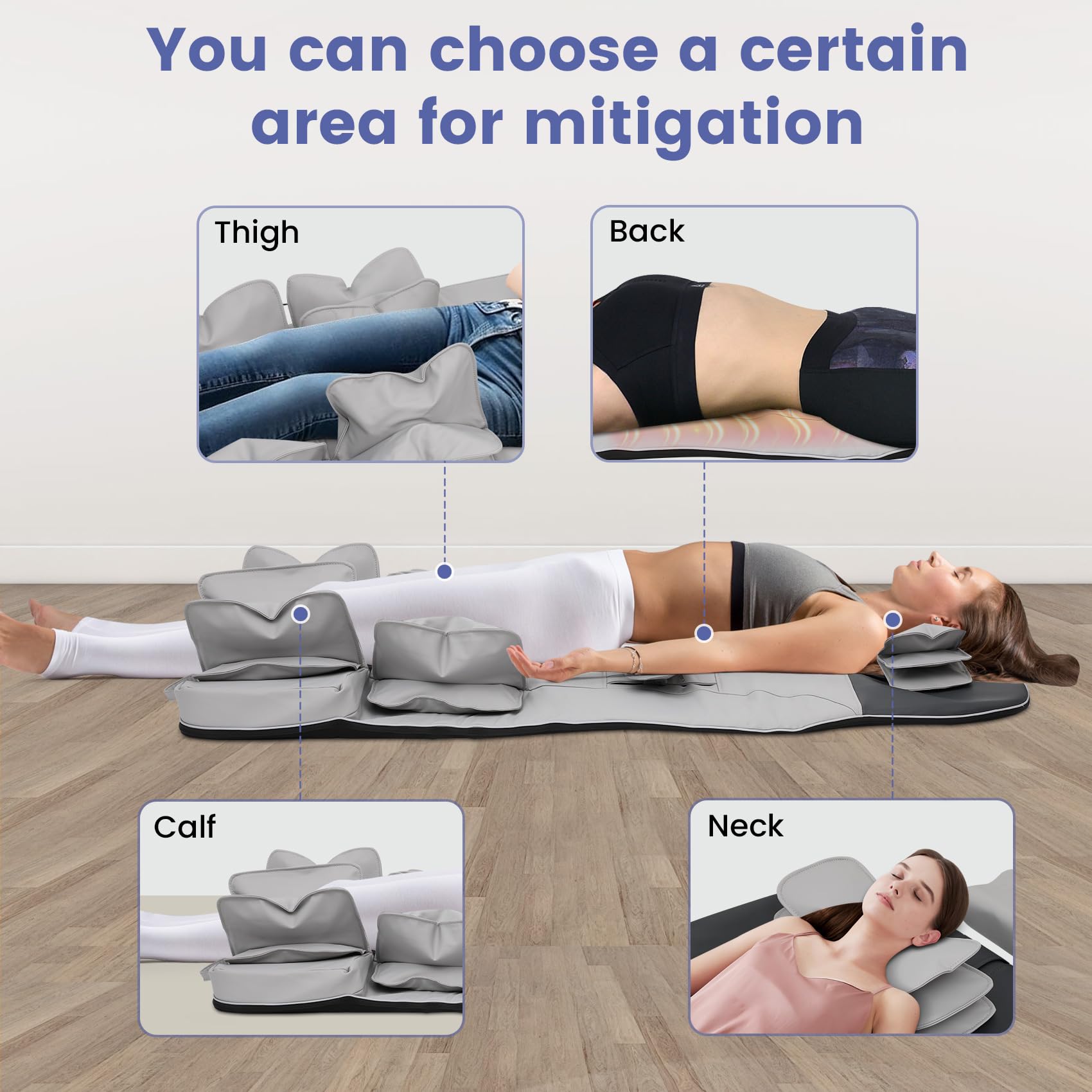 Dmzosmd waist traction airbag supports and relieves tension during use