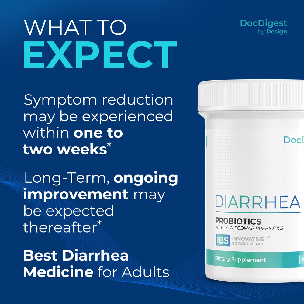 DocDigest bottle label closeup emphasizing probiotic blend.