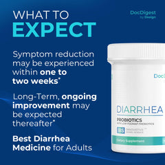 DocDigest bottle label closeup emphasizing probiotic blend.