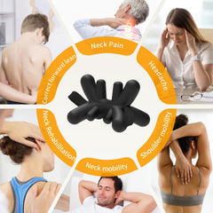 Docemel Ergonomic Design provides comfortable handling for neck and shoulder massage