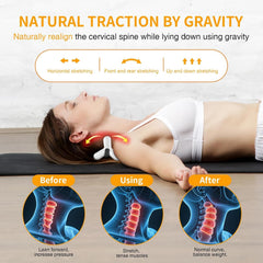 Docemel neck massager with acupressure nodes for targeted tension relief