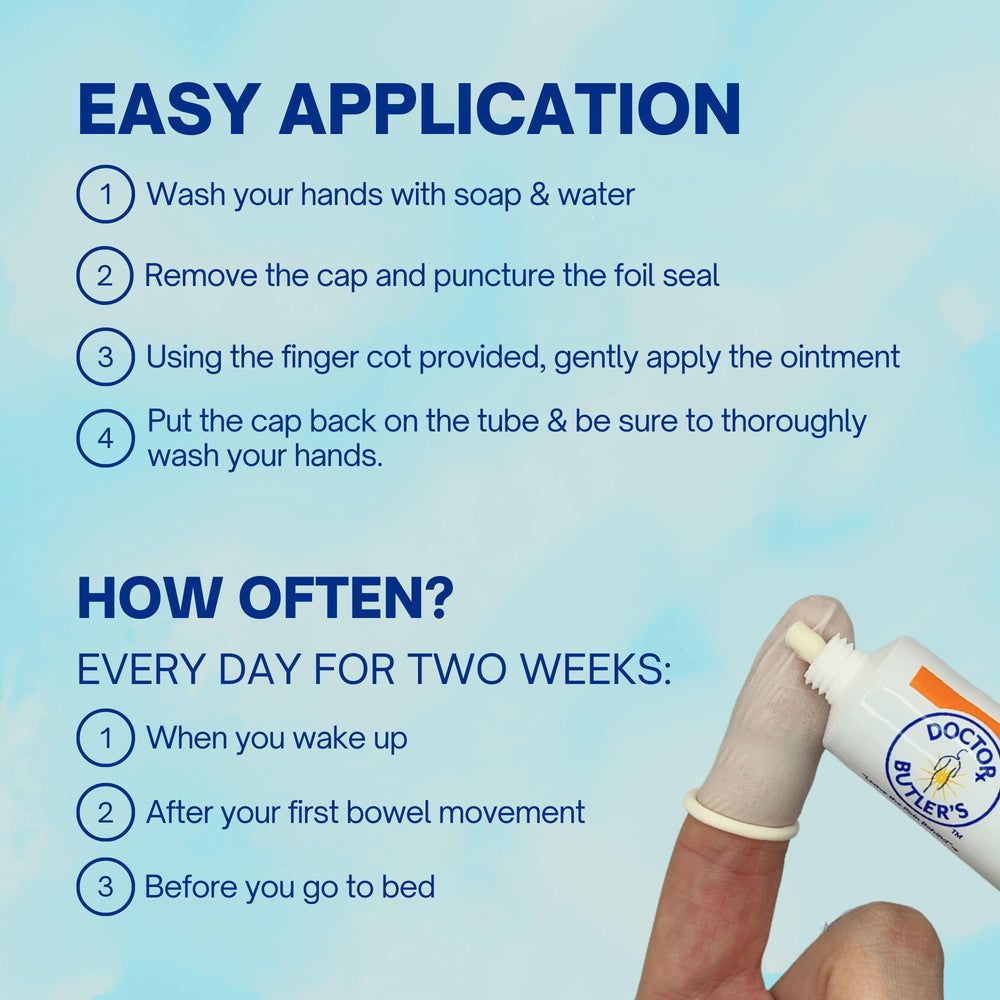 Doctor Butler's glycerin-rich formula reduces friction during application.
