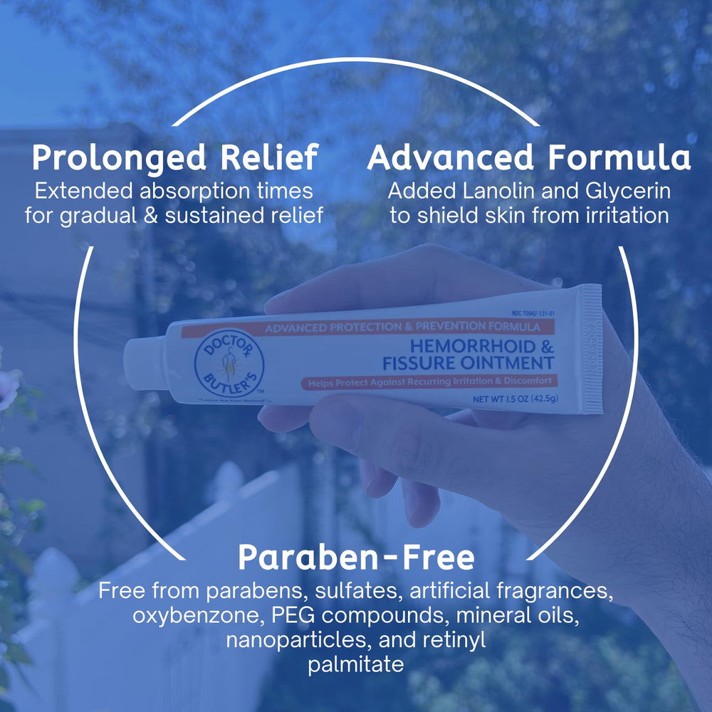 USA-made label on Doctor Butler's ointment signals safety and quality.