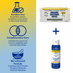 Doctor Butler's bamboo wipes pack for gentle, skin-safe cleansing.