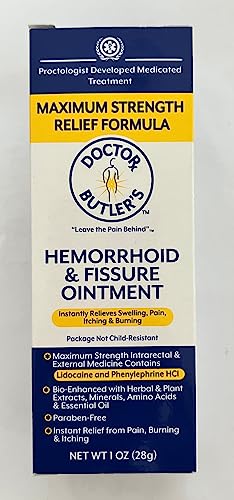 Leaping Bunny logo near Doctor Butler’s ointment communicates cruelty-free standards.
