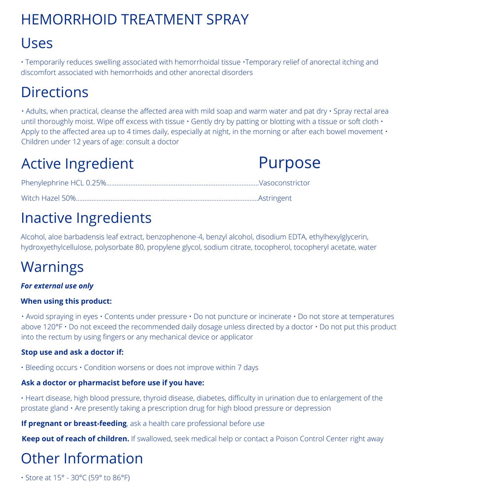 Witch hazel skin-protectant spray for sensitive skin