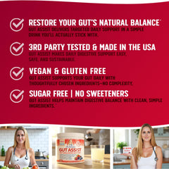 Doctor Danielle Leaky Gut Powder mixed-in-liquid demonstrates versatile beverage use